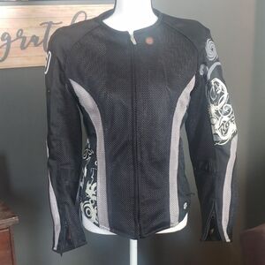Joe Rocket Women's Black and Gray Bike Jacket